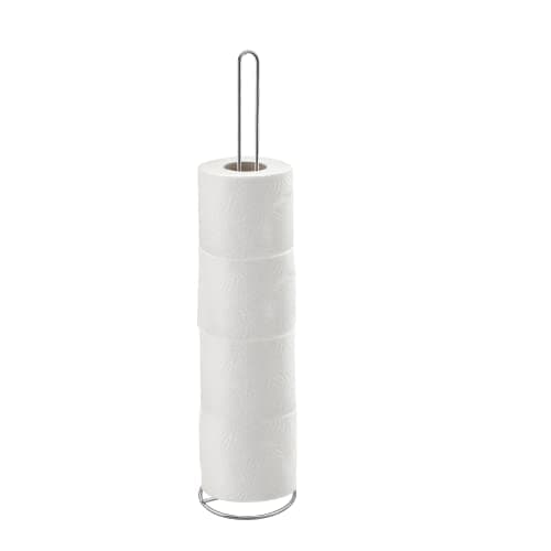Image of Blue Canyon Toilet Roll Holder Chrome Free Standing Toilet Paper Holder Spike, Toilet Paper Storage, Toilet Paper Roll Holder, Toilet Roll Storage, Toilet Paper Organizer