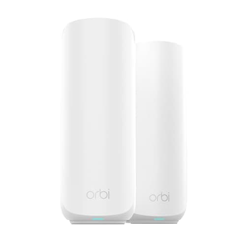 Image of NETGEAR Orbi 370 Series Dual-Band WiFi 7 Mesh Network System for Home (RBE372) Wireless Router + 1 Extender, Security Features, 3.6 Gbps, Covers 3,000 sq. ft., 70 Devices, 2.5GB Internet Port, BE3600