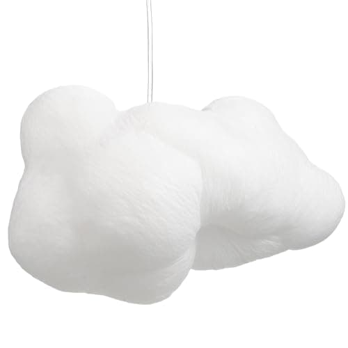 Image of Mobestech Dark Cloud Chandelier Led Pendant Lamp Creative Cloud Ceiling Light Shade Soft Light for Home Restaurant Bar Cafe No Ground Wire 13.4X7.9X7.1 Inches