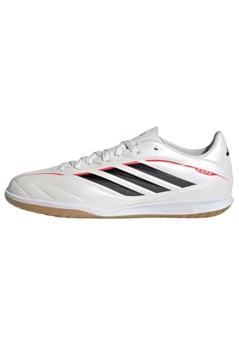 Image of adidas Unisex Kids COPA Pure IV Club Indoor Football Shoes Kids, Zero met./core Black/Lucid red, 12 UK Child