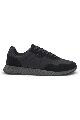 Image of BOSS Men's Titanium_Runn_sdnypa Trainers, Black, 9 UK