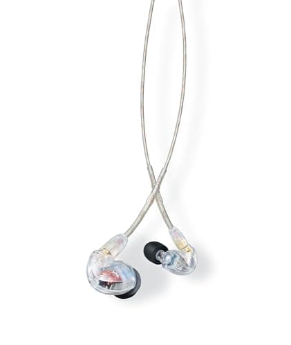 Image of Shure SE425 PRO Wired Earbuds - Professional Sound Isolating Earphones with Detailed Sound, Dual-Driver Hybrid, Secure in-Ear Fit, Detachable Cable, Durable Quality - Clear (SE425-CL)