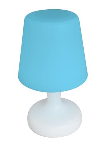 Image of LEXIBOOK, Decotech, Colour & Sound Bluetooth® LED Lamp, 8W, light effects, rechargeable battery, white/multicolour, BTL035