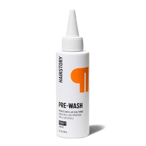 Image of Hairstory Pre-Wash, Prebiotic Micellar Scalp Rinse, Refreshing Deep Clean for Hair, Removes Product Buildup, Oil & Dirt, Balances Scalp Microbiome, 4oz