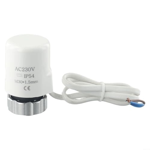 Image of Electric Thermal Actuator AC230V for Radiator and For Floor Heating Valve Actuation M30x1.5mm Thread and Normally Closed Option (Normally Open)
