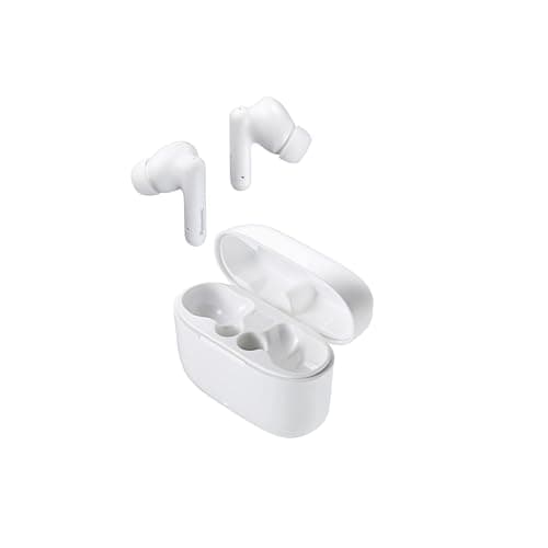 Image of Panasonic RZ-B110WDE-W Wireless Earbuds, 5.3 Bluetooth, Comfortable In-Ear Earphones, Headphones with Built-in Microphone, XBS, Up to 26 Hours Playtime With Charging Case, White