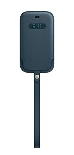 Image of iPhone 12 mini Leather Sleeve with MagSafe - Baltic Blue