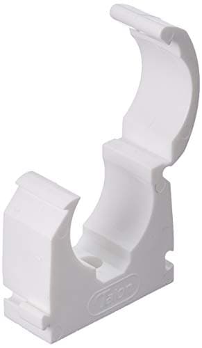 Image of Sealey CAS22PC 22mm Pipe Clip - Pack of 20 , White