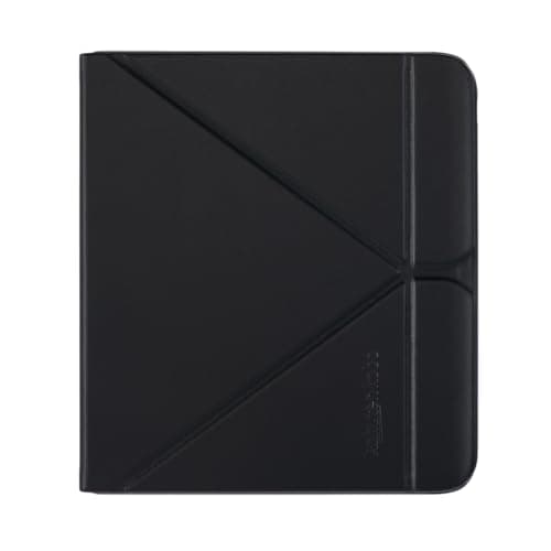 Image of Kobo Libra Colour SleepCover Case | Black | Sleep/Wake Technology | Built-In 2-Way Stand | Vegan Leather | Compatible with 7” Kobo Libra Colour eReader