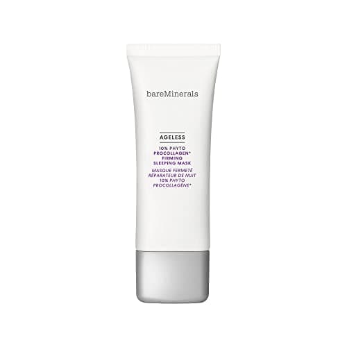Image of bareMinerals AGELESS Phyto Collagen Overnight Mask - 10% Vegan Collagen, Hibiscus Flower, Reduces Fine Lines & Boosts Natural Collagen