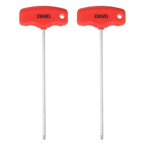 Image of sourcing map 2pcs T-Handle Ball End Hex Key 3mm 162mm Length S2 Steel Metric Inner Hexagon Wrench T-Key Spanner Repairing Tool for Home Auto Maintenance Bike Motorcycle Repair