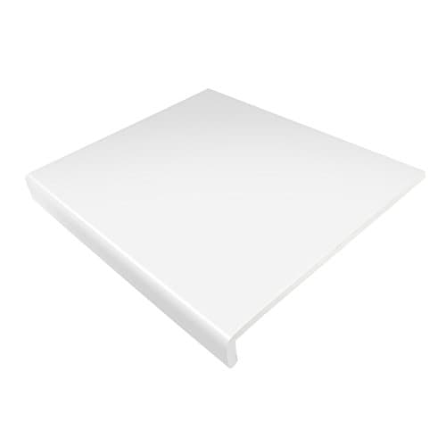Image of 250mm White UPVC Window Board/Cill Cover 1.25m Long 9mm Thick Plastic Window Sill Capping