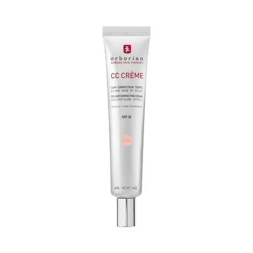 Image of Erborian - CC Cream with Centella Asiatica- Color Correcting Cream with Healthy Glow Effect - Natural and Luminous Finish - Long-Lasting Hydration - Korean Cosmetic Care - Clair 40 ml