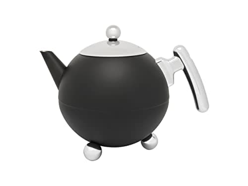 Image of Bredemeijer Teapot Bella Ronde 1.2L matt Black, 240x160x185