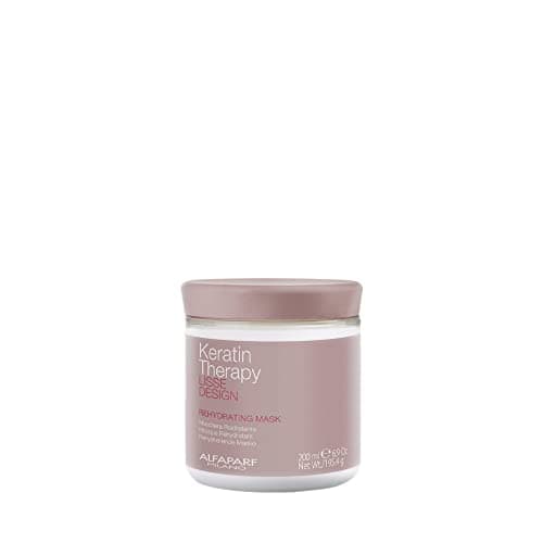 Image of ALFAPARF MILANO LISSE DESIGN KERATIN THERAPY REHYDRATING MASK 200ML,beige