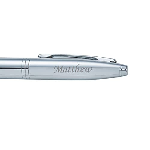 Image of Personalised Engraved Cross Calais Ball Pen Chrome | Luxury Engraved Pen | Customise with your name | Express Delivery