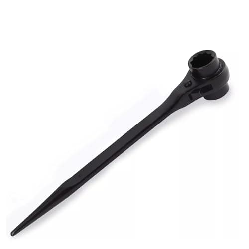 Image of OKODOKO 17 x 19mm Hexagon Scaffold Podger Ratchet Spanner Ratcheting Socket Wrench Tool