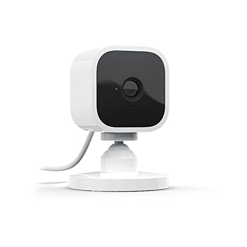Image of Blink Mini | Indoor plug-in pet security camera, 1080p HD day and night video, motion detection, two-way audio, easy setup, Alexa enabled — 1 camera (White)