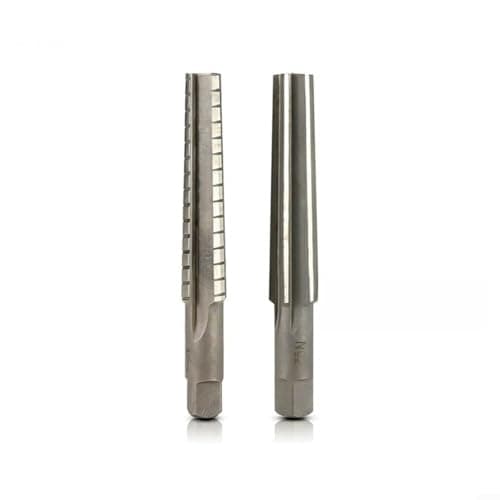 Image of ComfyHarbor For MT Taper Hand Reamer Set Roughing & Finishing 9SiCr Alloy Tool Steel H8 Accuracy for Aluminum Cast Iron Copper Drilling Milling Machine Hole Processing (2 Pcs)(MT3 Set)
