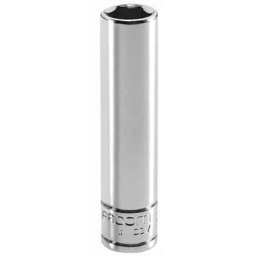 Image of Facom R.8LA Deep Hexagon Socket, 1/4" Drive, 8mm