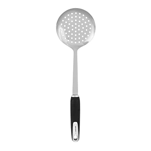 Image of Tower T832223 Precision Plus Skimmer with Hanging Loop, Softtex Handle, Stainless Steel