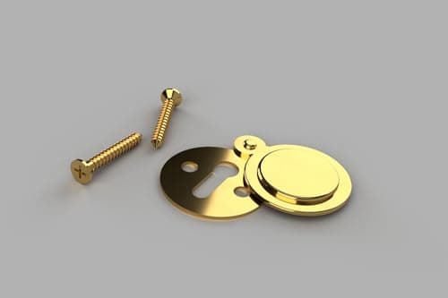 Image of Stormguard 18SR5460000G Key Hole Escutcheon Cover Gold