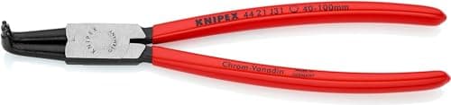 Image of KNIPEX Circlip Pliers for Internal Circlips in Bore Holes with Plastic Coating 215 mm, 44 21 J31