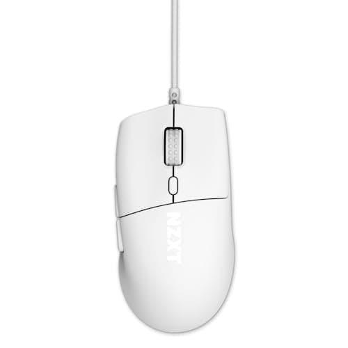 Image of NZXT Lift 2 Ergo | Lightweight Ergonomic Wired Gaming Mouse | Lightweight 61 g Design | 8K Polling Rate | Optical Switches | 26K DPI Optical Sensor | 100% PTFE Feet | White