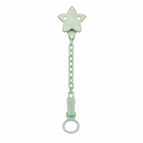 Image of CHICCO EasyClip Star Chain | All You Can Clip, Dummy Holder, Soft Clip for Baby, Suitable for Both Soothers with Ring and Soother with Button