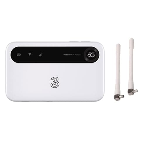 Image of U50 5G Mobile WiFi 6 Hotspot 2.6Gbps | Unlocked for any Network SIM Worldwide | Portable & Perfect for Travel | Connect Multiple Devices | Incl 2 x External Antennas for Stronger Signal