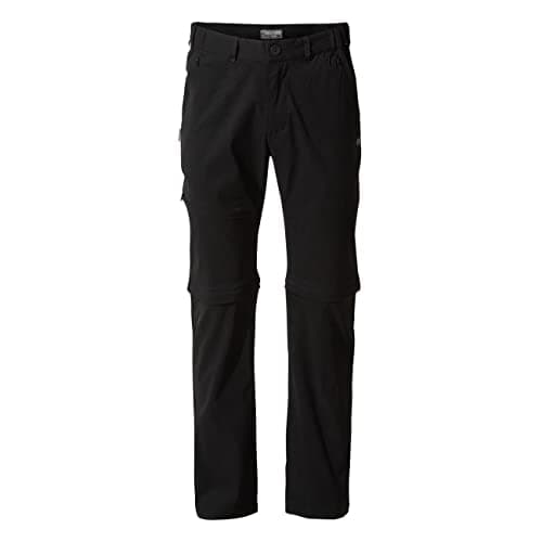 Image of Craghoppers Mens Kiwi Pro II Convertible Trousers (42R) (Black)