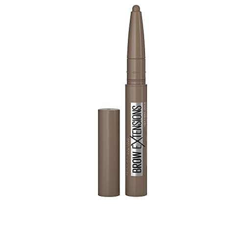 Image of Maybelline New York Brow Extensions Eyebrow Pomade Crayon Defining Eyebrow, Natural Looking Thick Eyebrows,Thick Brows all in one Easy Step, Shade: 02 Soft Brown