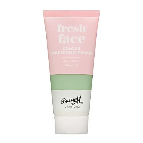 Image of Barry M Fresh Face Colour Correcting Primer, Green, Balance Skin Tone and Reduce Redness