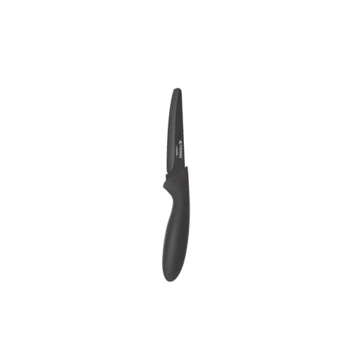 Image of Viners Assure 3.5” Paring Knife Stainless Steel Blade with Squared Tip for Safety, Soft Grip Handle, Non-Stick Coating, Rust-Resistant, Ideal for Cutting Fruit & Vegetables