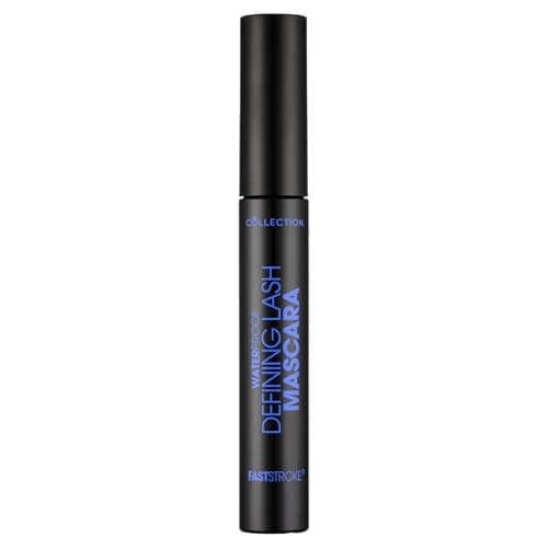 Image of Collection Cosmetics Fast Stroke Defining Lash Mascara, Volumising and Curling, 9ml, Waterproof Black