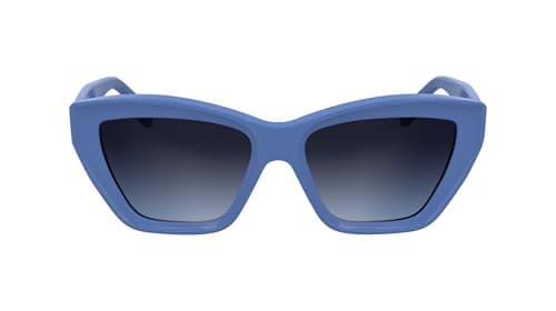 Image of KARL LAGERFELD Women's Sunglasses KL6179S/N - Sky Blue with Gradient Violet Azure Lens