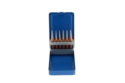 Image of GEDORE Setting punch set, 6-piece, Pin punch set in metal case, Hardened, Tempered, Steel, Tool, 8754060