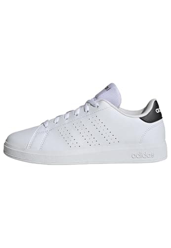 Image of adidas Unisex Kids Advantage Base 2.0 Shoes Junior, Cloud White/Cloud White/Core Black, 4 UK