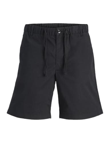 Image of JACK & JONES Mens Stretch Chino Shorts Black S