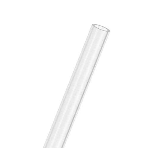 Image of M METERXITY 1-Pack Clear Rigid Acrylic Pipe, 10mm[0.39"] ID x 14mm[0.55"] OD Plastic Round Tube for Water Cooling System/Lamps/Fountains/Aquariums/Display Stand, Acrylic Tubing [305mm/12IN]