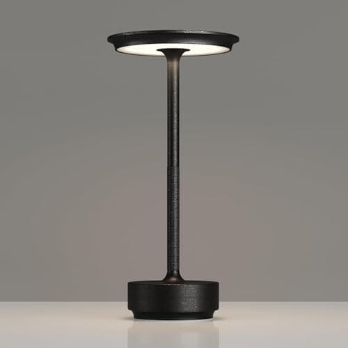 Image of HoldOneLight Cordless Table Lamp, Rechargeable Touch LED Lamp with 3000K-6000K Stepless Dimming, USB-C Battery Powered for Bedroom, Living Room, Restaurant, Patio, Indoor & Outdoor Use