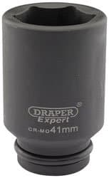 Image of Draper 5072 Expert 41mm 3/4 Square Drive Hi-Torq 6 Point Deep Impact Socket