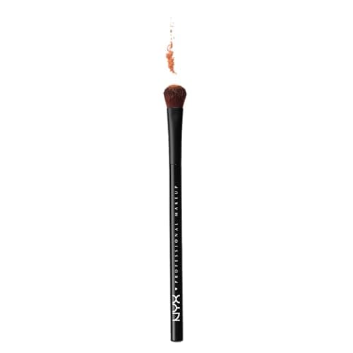 Image of NYX Professional Makeup Pro Brush Eye, Soft Synthetic Fiber Make Up Brush, Use Each Brush for a Specific Application Technique, Dual Fiber Foundation, Shading, 0.021 kg