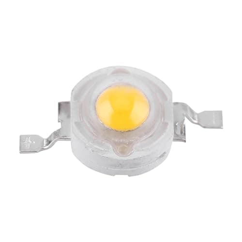 Image of Cornesty LED Light Beads Spotlight, 50pcs SMD 1W Cool Warm White LED Lamp Beads Bulb Chip for Floodlight Spotlight High Power New, Mainly Adopted Quality Aluminum Material, Safe and (Warm