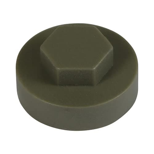 Image of TIMCO Hex Cover Cap - 5/16" x 16mm - Quartz - Bag of 1000