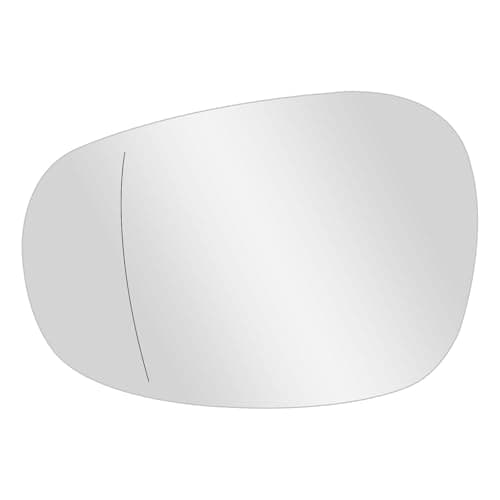 Image of JUUDDENPARTS 51167252893 Front Left Passenger Side Heated Wing Mirror Glass, Replacement for BMW 1 3 Series E81 E88 E90 E91 E92 E93 Cabriolet 2011-2013 Wing Mirror Glass Left RHD (Left Side)