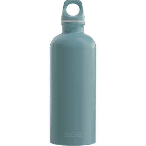 Image of Sigg - Aluminium Water Bottle - Traveller Morning Blue - Swiss Made - Climate Neutral Certified - Suitable for Carbonated Drinks - Leak-Proof - Feather-Light - BPA-Free - Outdoor - Blue - 0.6L