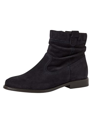 Image of Tamaris Women's Flat Boots, navy, 5 UK