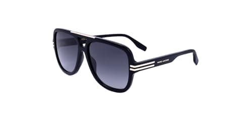 Image of Marc Jacobs Marc 637/s 807/9O BLACK Sunglasses Men's Acetate, Standard, 58
