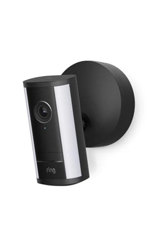 Image of Ring Spotlight Cam Pro Wired (newest gen) | Outdoor Security Camera | Retinal 4K, 10x Enhanced Zoom, 600 Lumen Spotlights | 30-day free trial of Ring Subscription Plan